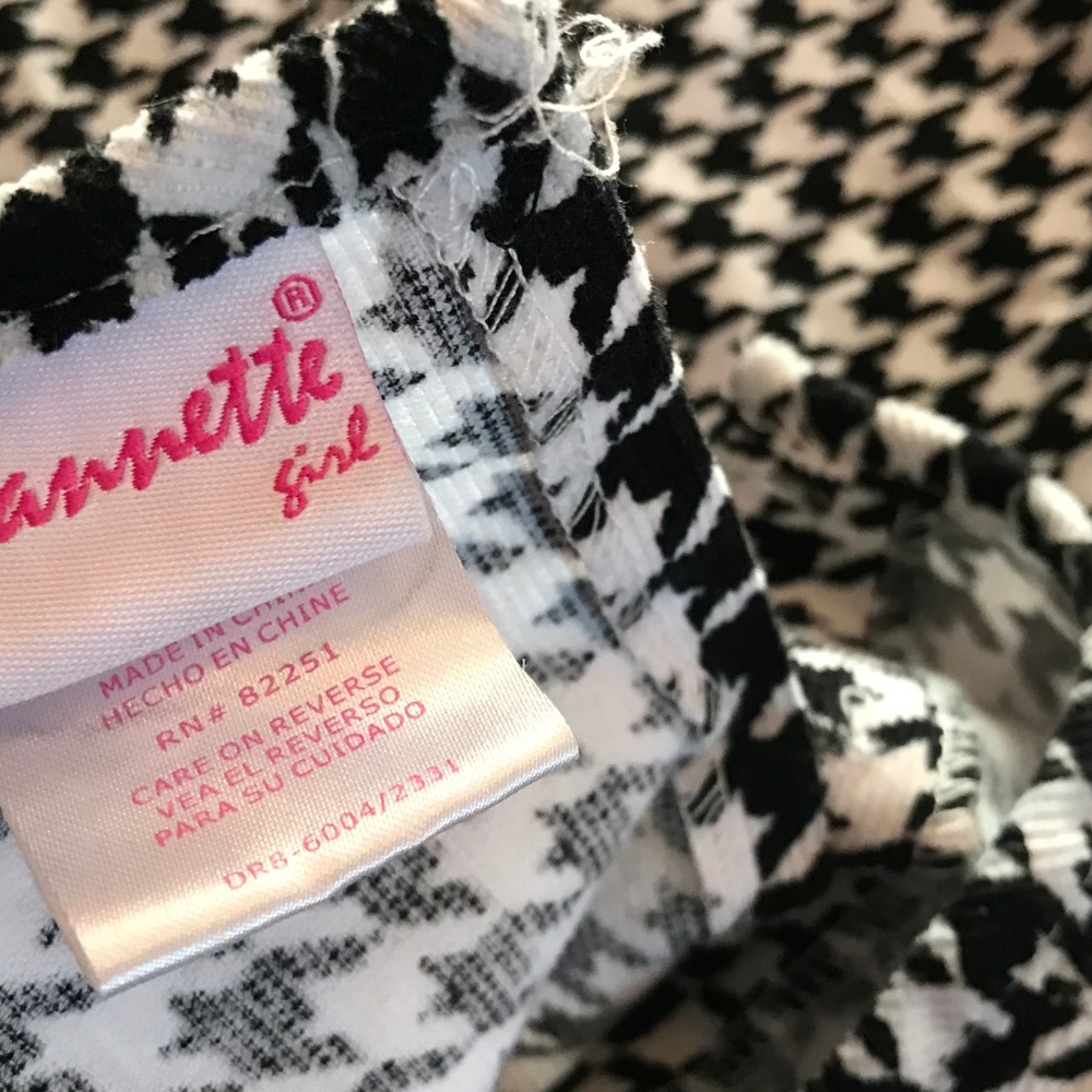 Jumper Dress Girl, Black and White, Red Size 5 - Picture 8 of 8